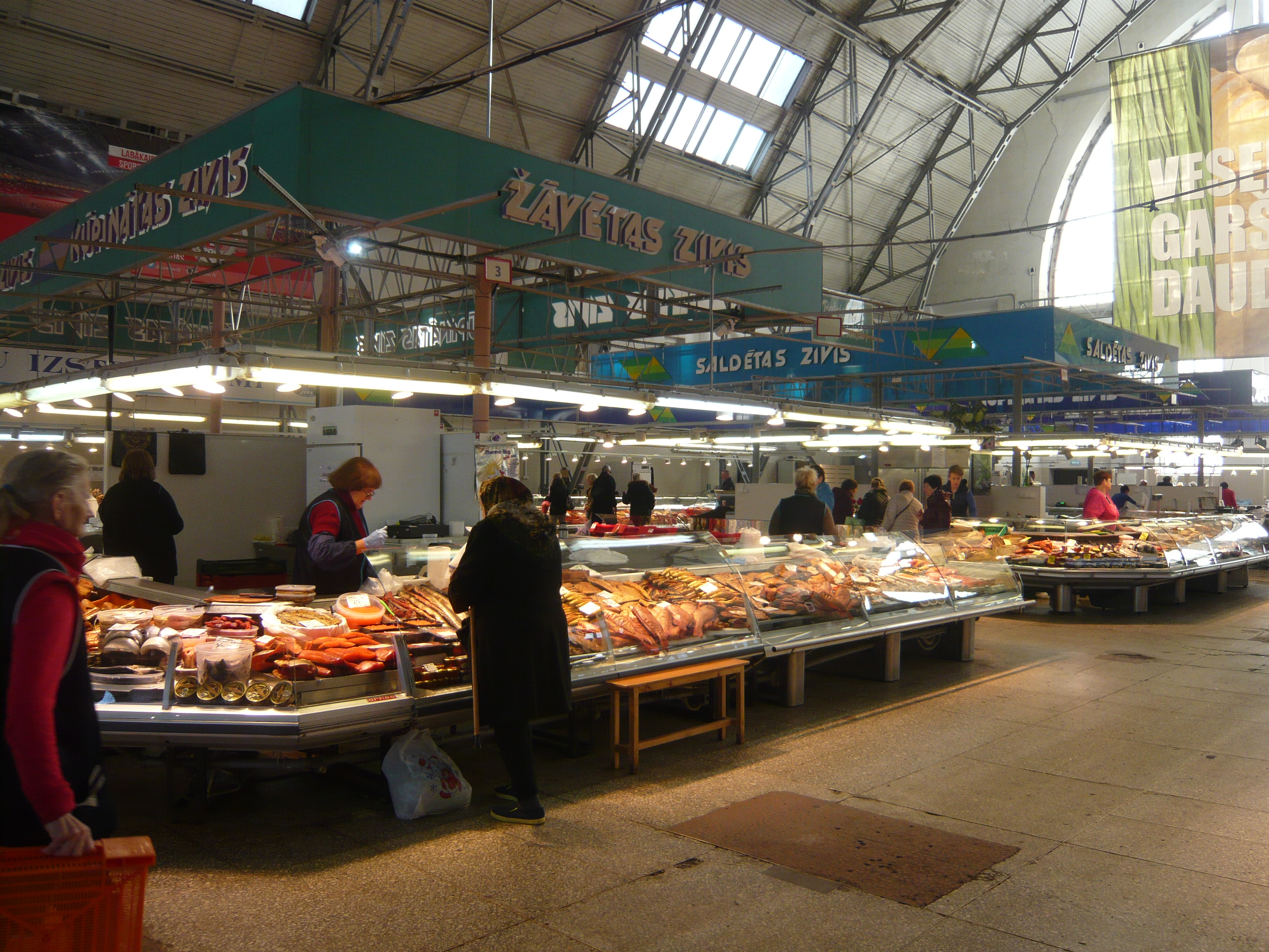 Centrale markt in Riga