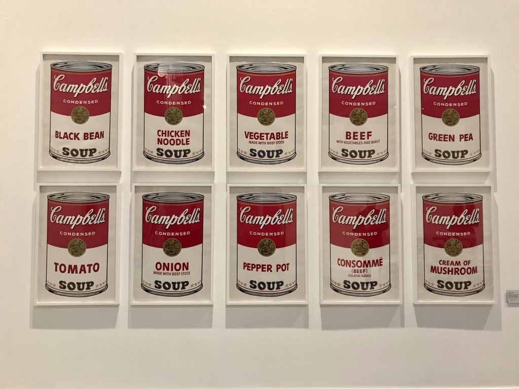Campbell soepblikken - Andy Warhol